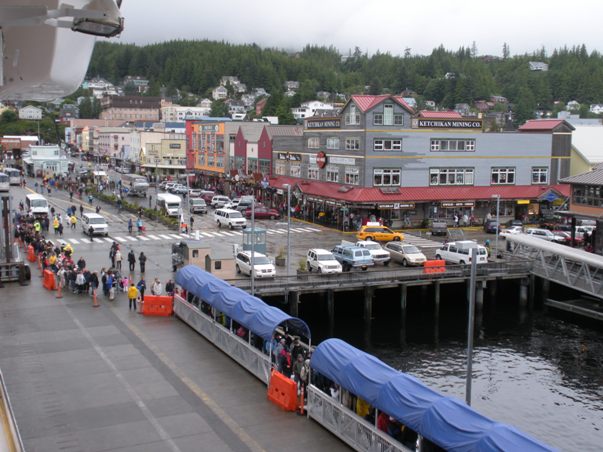 Ketchikan from the pier