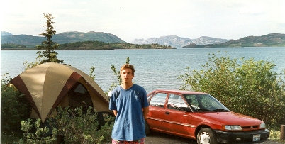 Camping at Lake Laberge