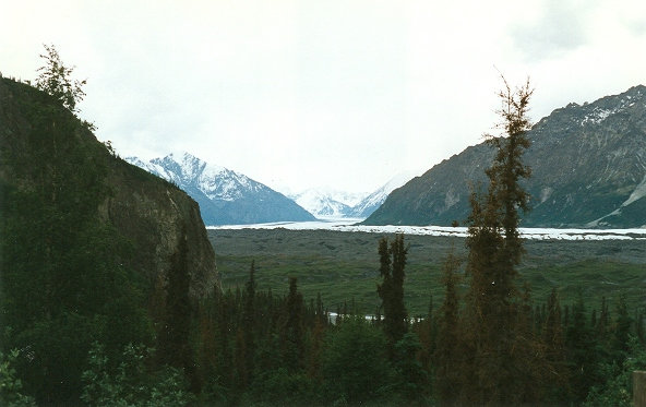 Matanuska Glacier from Highway 1