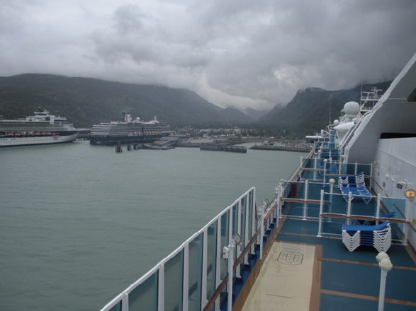 Arriving in Skagway