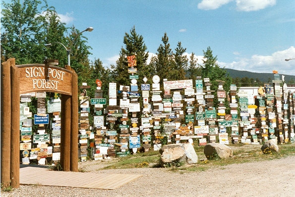 Watson Lake's Signpost Forest