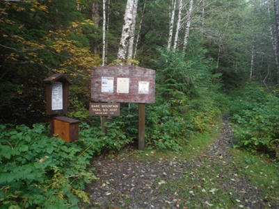 bare mountain trail