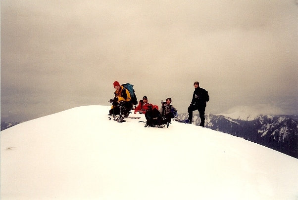 summit of Cleveland Mtn