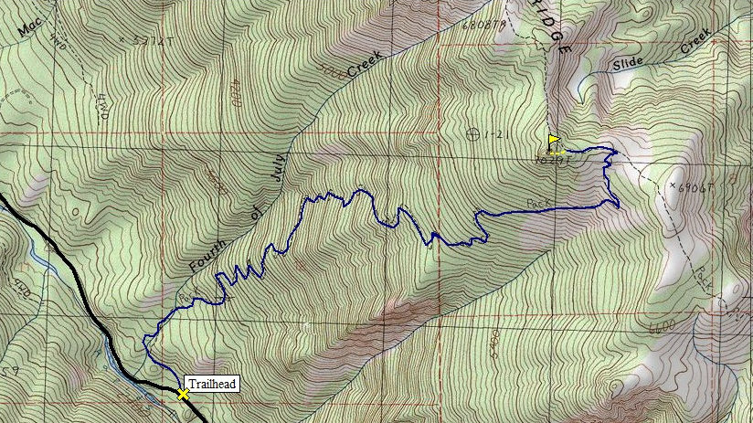 icicle ridge map