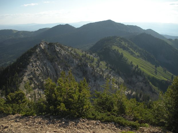 Clayton Peak in distance