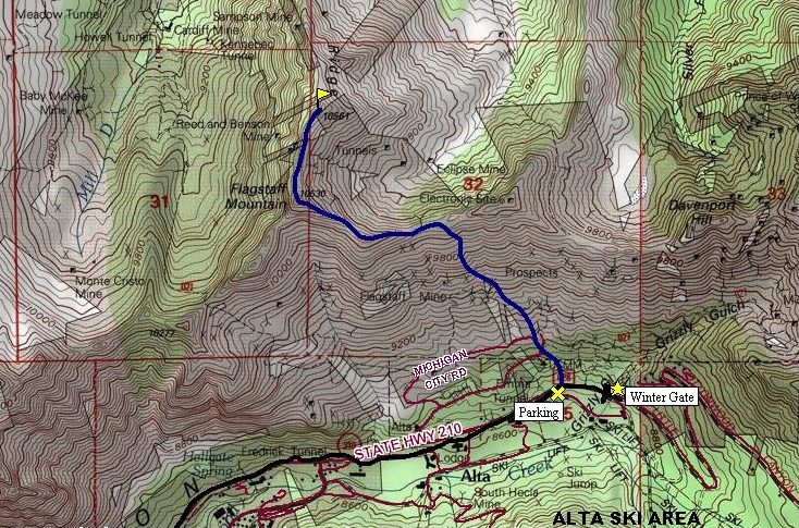 Flagstaff Mountain Map