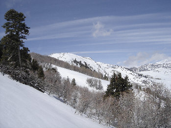 ridgeline south of Mahogany