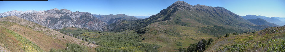 Panorama with Mount Timpanogos