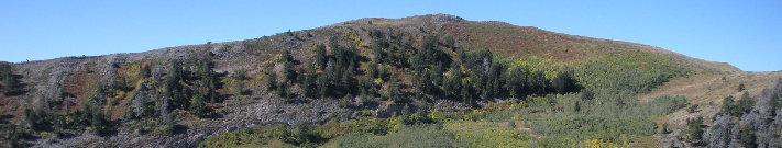 Mahogany North Peak from east