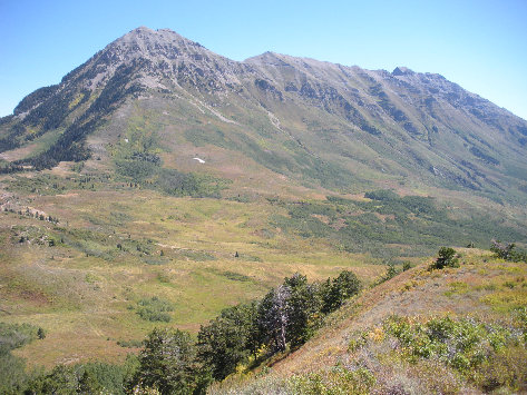 Mount_Timpanogos from Mahogany Mountain