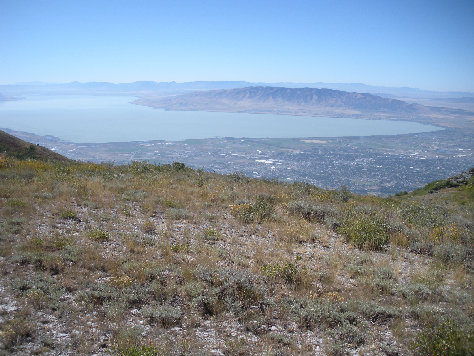 Utah Lake from Mahogany Mountain