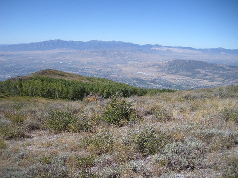 Utah Valley from Mahogany Mountain