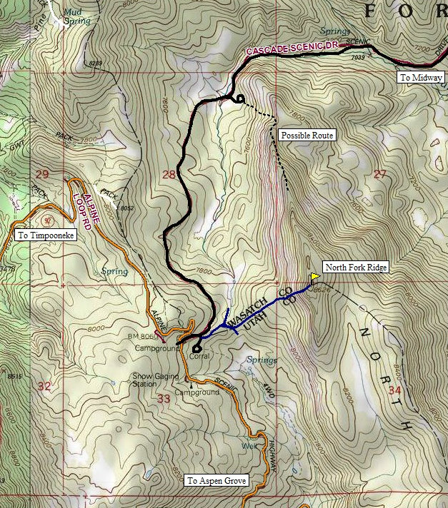 Alpine Loop Map