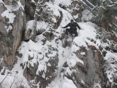 Downclimbing 