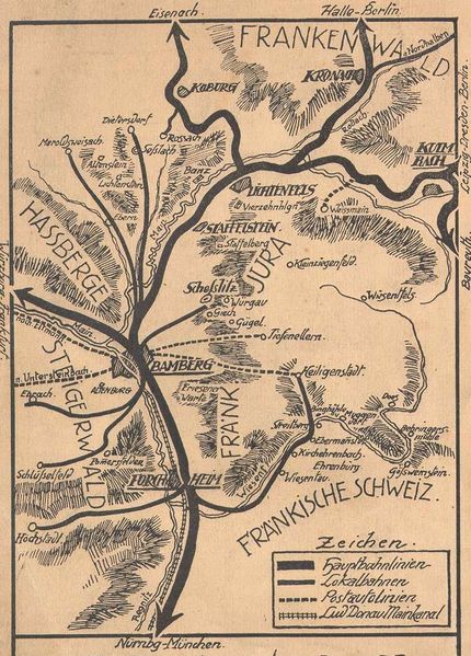 Bamberg Forcheim Map