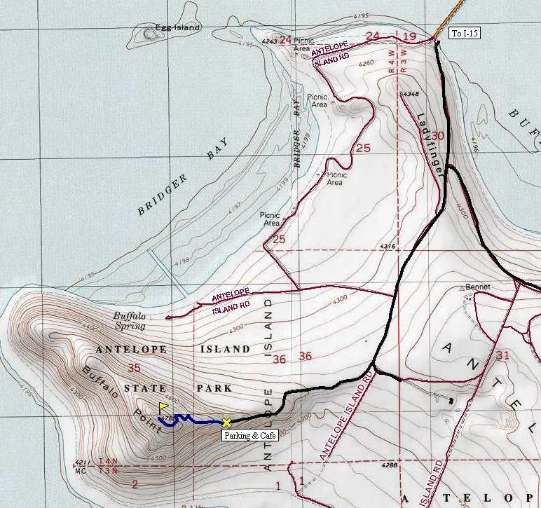 Buffalo Point Map