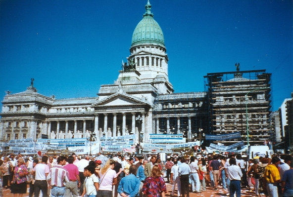 Political Rally at capitol building