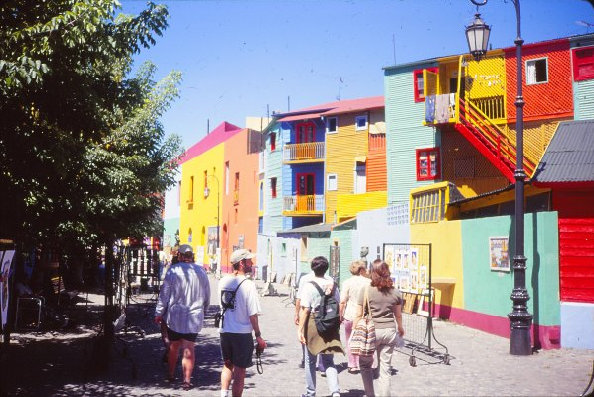 La Boca Multi-Colored Houses