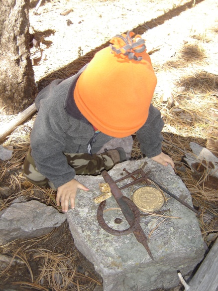 Chiricahua Peak summit benchmark