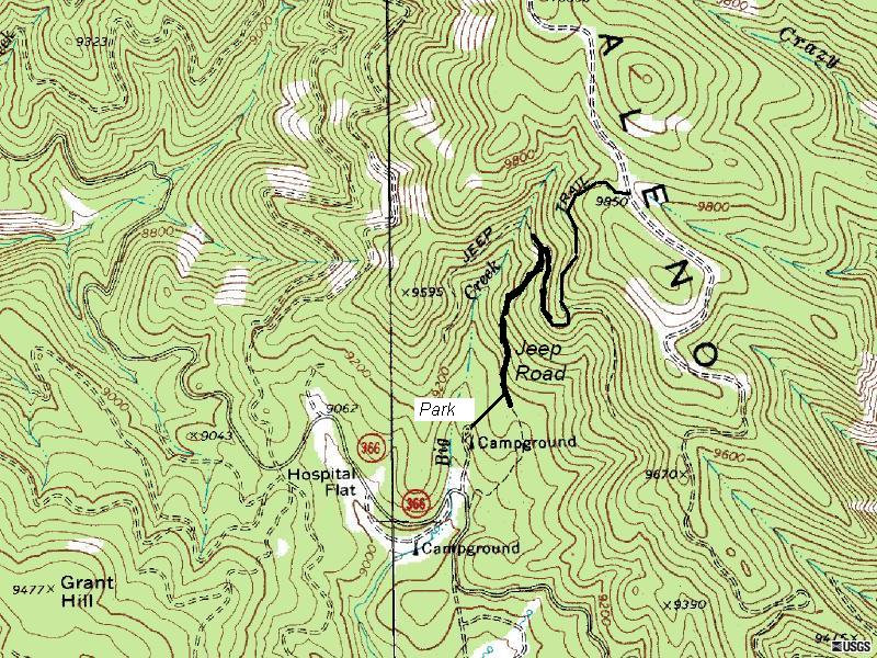 Mount Graham Map