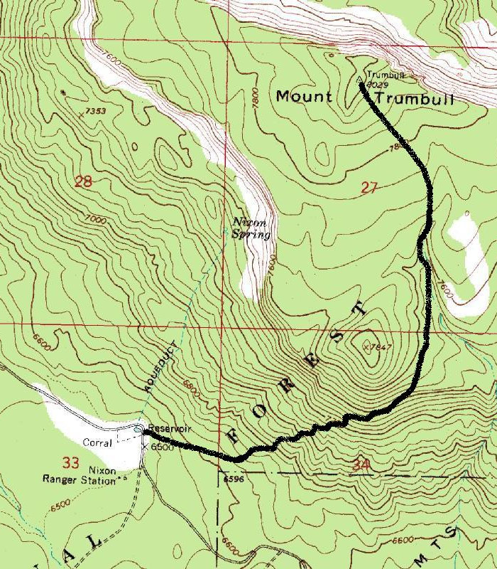 Mount Trumbull Map