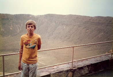 At the Meteor Crater 