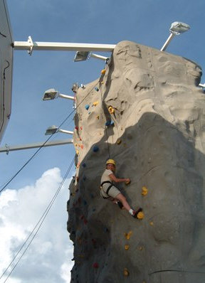 rock climbing 