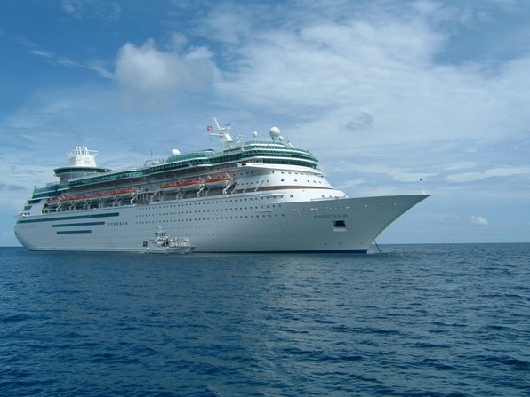 Royal Caribbean anchored