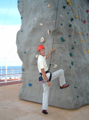 rock climbing 