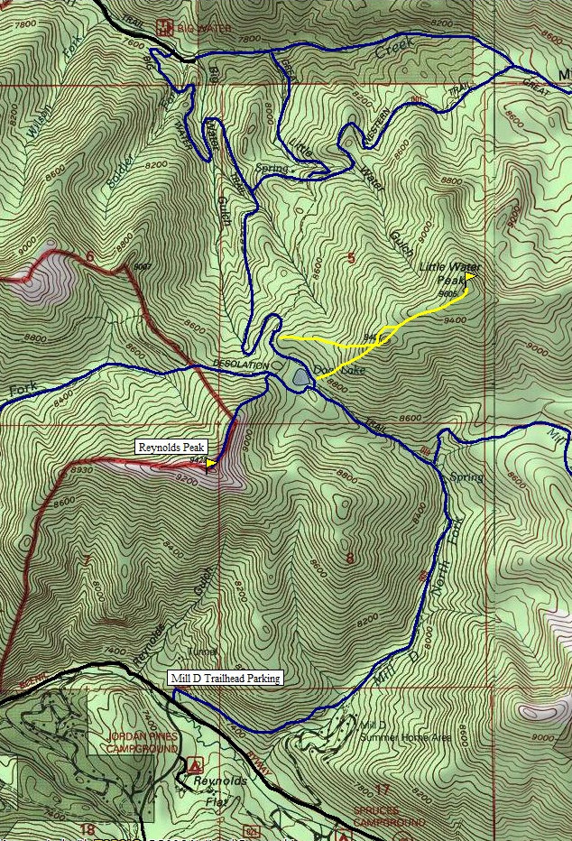 Dog Lake Map