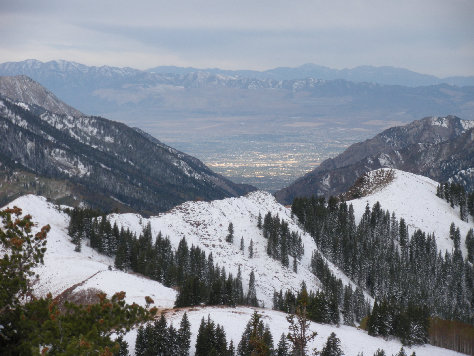 Salt Lake Valley and Big Cottonwood Canyon