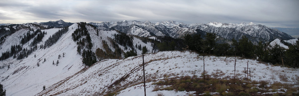 Wasatch Mountains from Peak 9999