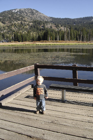 Silver Lake and Mount Wolverine