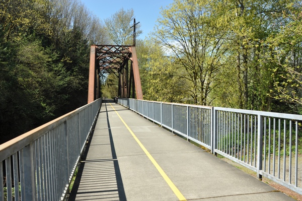 bridge over the cedar river
