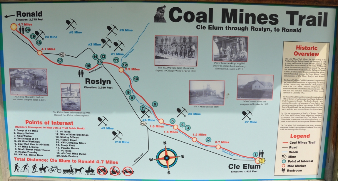 coal mines trail map