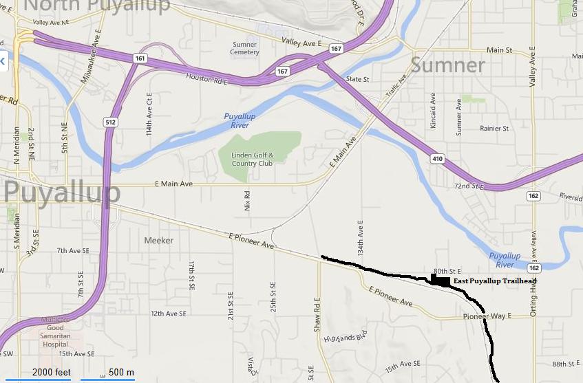 puyallup trail map