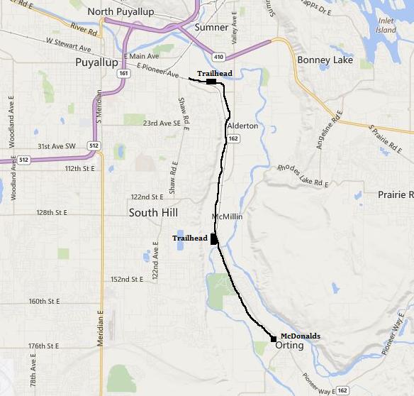 foothills trail map