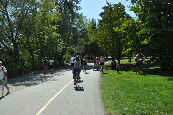 green lake bike path