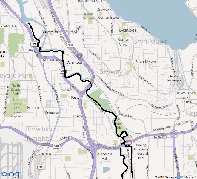 Green River Trail Map