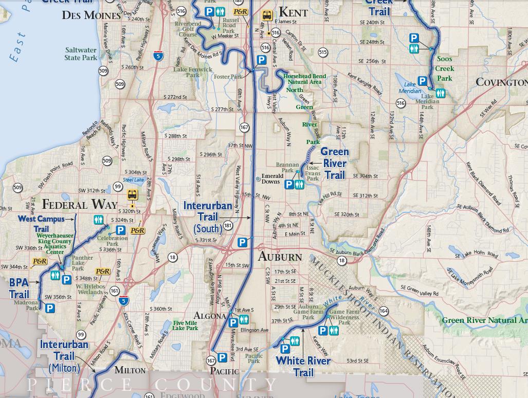 Interurban Trail - South End Bike Route