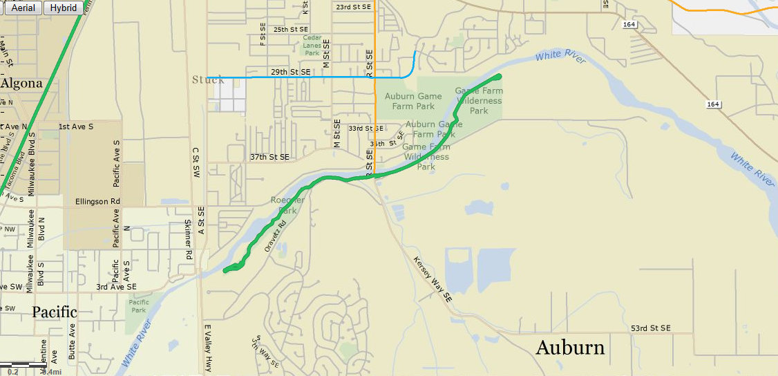 white river trail map