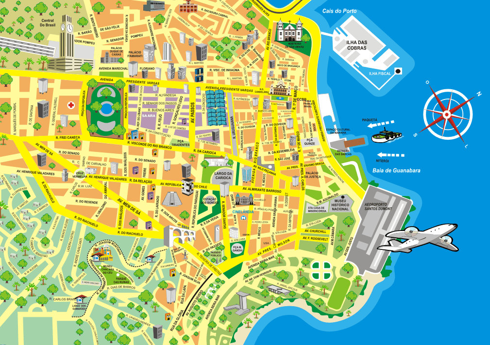 rio de janeiro museum map