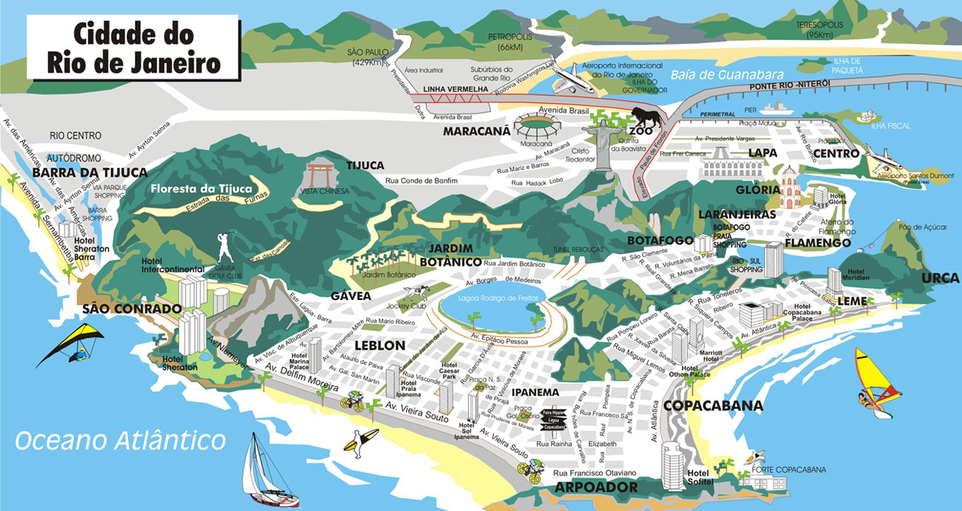 rio de janeiro map