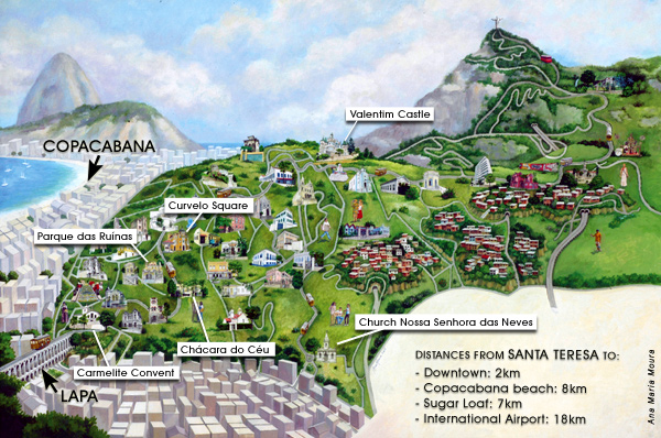 santa teresa map