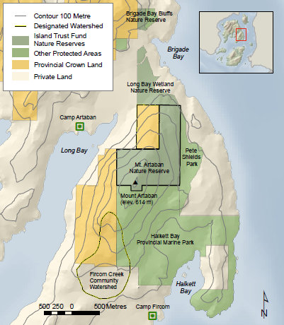 Gambier Island Map