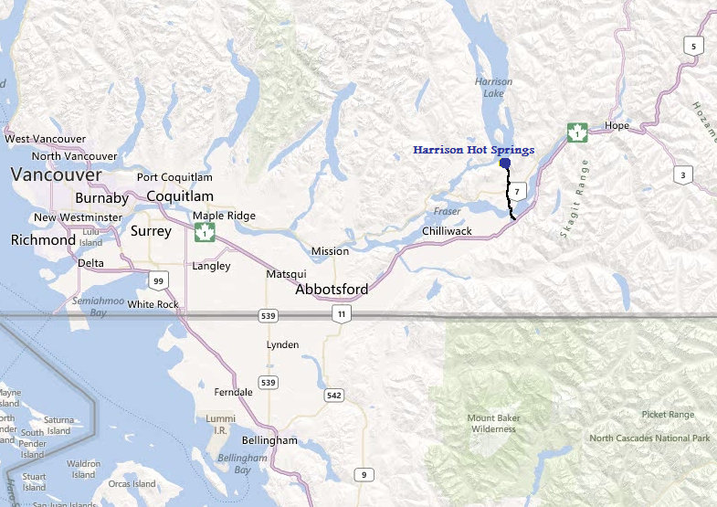 Harrison Hot Springs Map