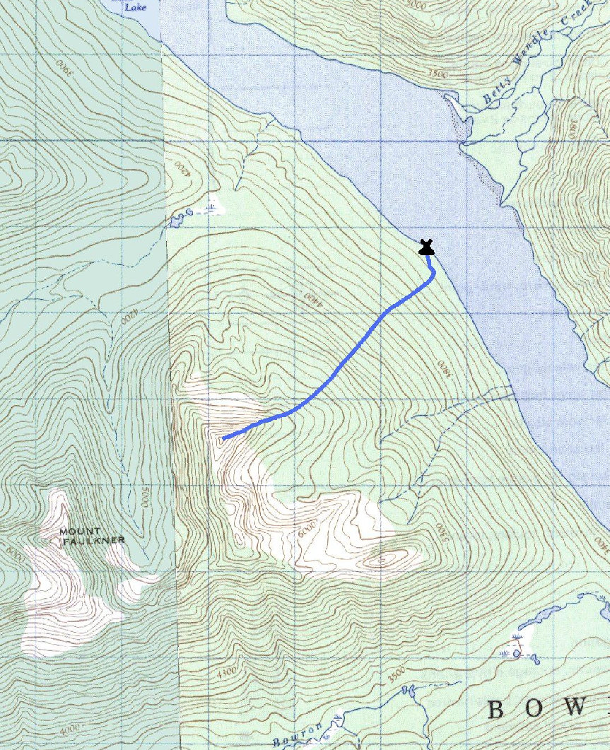 Mount Faulkner Map