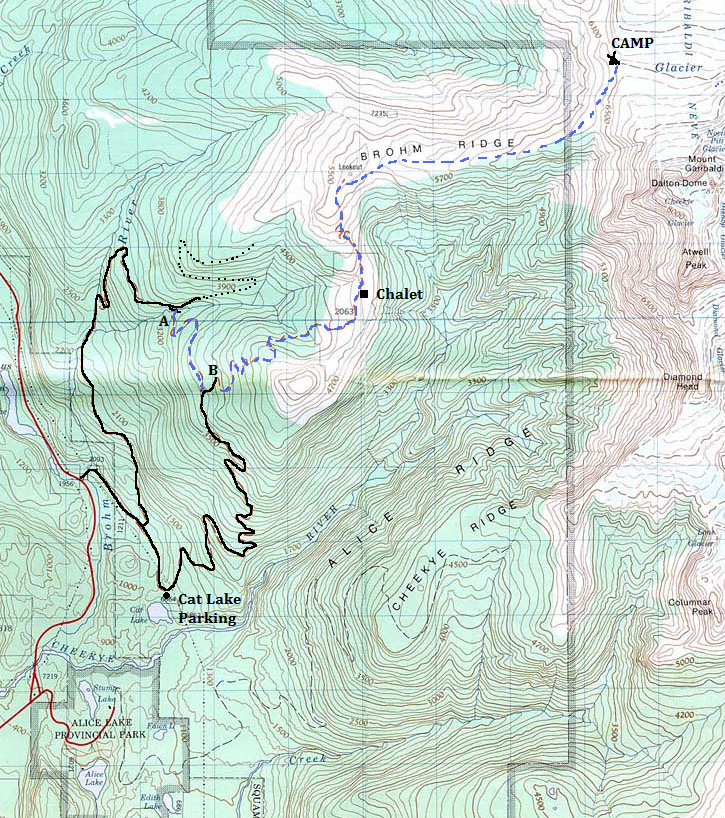 brohm ridge map