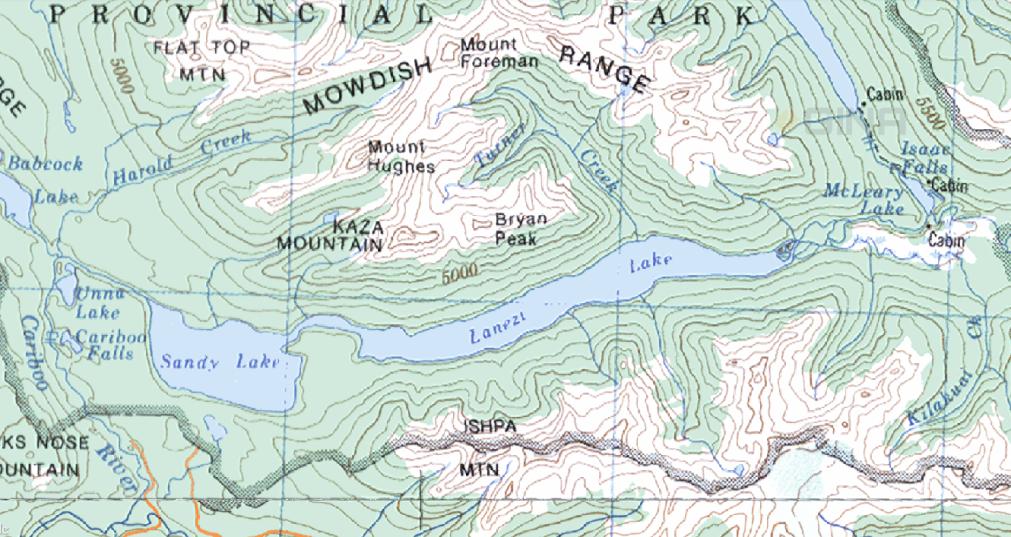 mowdish range map