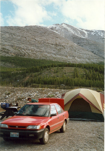 Stone Mountain Provincial Park camp
